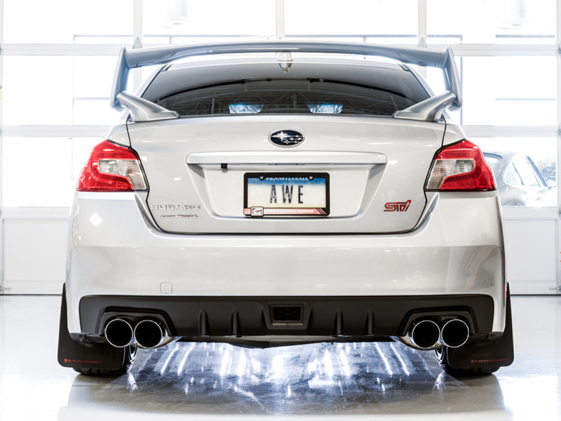 AWE Tuning Touring Edition Exhaust w/ Chrome Tip for 11-1 WRX / 11+ STI Sedan
