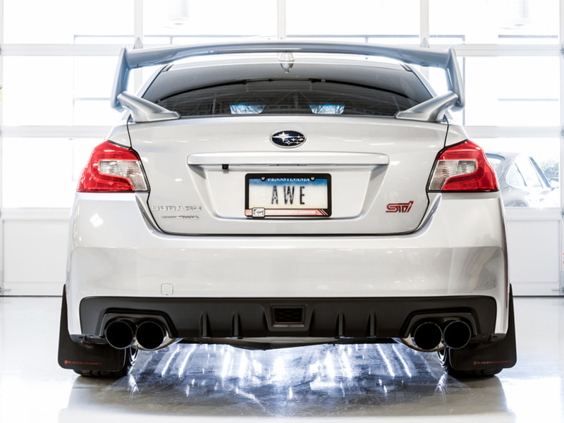 AWE Tuning Touring Exhaust w/ Black Tip for 11-1 WRX / 11+ STI Sedan