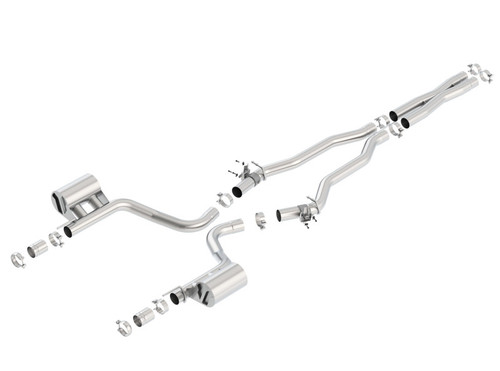Borla Atak Exhaust No Tip for 15-19 Challenger SRT Hellcat