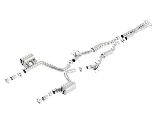 Borla S-Type Exhaust No Tips for 15-19 Challenger SRT 392 / Scat Pack