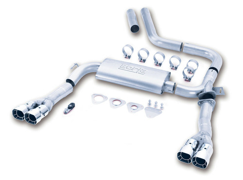 Borla Catback Exhaust Quad Tips for 98-01 CAMARO/TRANS AM 5.7L V8 AT/MT