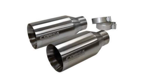 Corsa Single 5" Pro Series Tips for 17-19 Ford Raptor Ecoboost