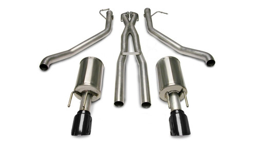 Corsa 2.5" Dual Rear Exit Sport Black Tip Exhaust for 05-06 Pontiac GTO