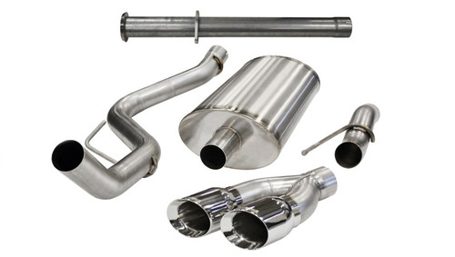 Corsa 3" Single Side Exit Xtreme Exhaust for 11-14 Raptor 6.2L V8