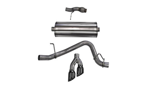 Corsa 3" Single Side Exit Sport Black Tip Exhaust for 15-19 Tahoe / Yukon 5.3L