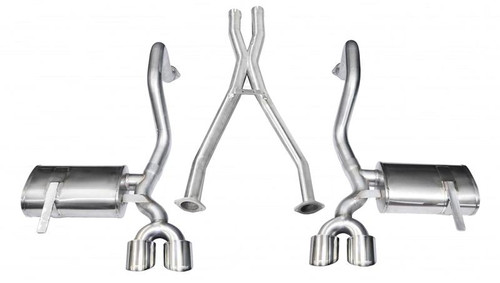 Corsa 2.5" Dual Rear Exit Xtreme Exhaust for 97-04 Corvette 5.7L