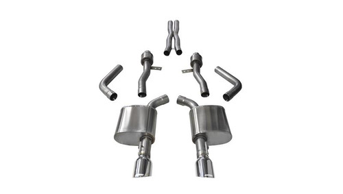 Corsa 2.75" Dual Rear Exit Sport Exhaust for 15-19 Charger SRT