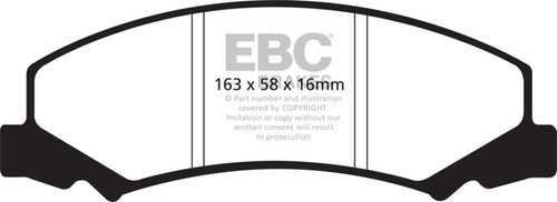 EBC Green Stuff Front Brake Pads for 08-09 Buick Allure 5.3L (Canada) - DP21762