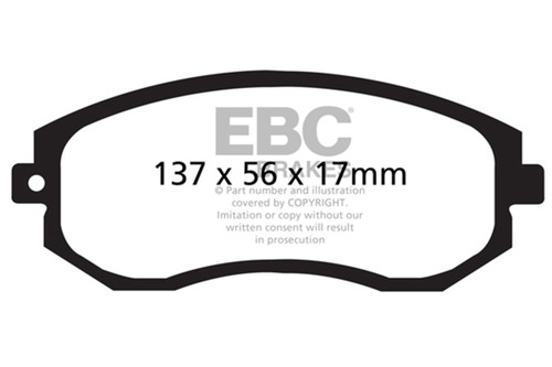 EBC Red Stuff Front Brake Pads for 13+ Subaru BRZ / FR-S Premium Limited