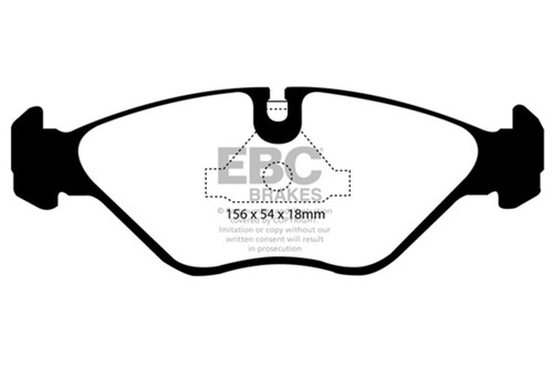 EBC Red Stuff Front Brake Pads for 90-98 Saab 9000 2.0L - DP3751C