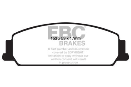 EBC  Yellowstuff Front Brake Pads for 08-10 Pontiac G8 3.6