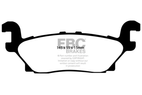EBC Green Stuff Rear Brake Pads for 05-07 Hummer H3 3.5L - DP61760