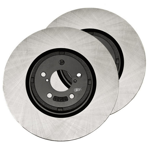 StopTech Cyro-Stop Front Brake Rotors for 08-14 Evolution Evo X - 125.46076CRY