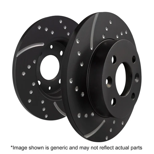 EBC GD Sport Dimple Drilled & Slotted Rear Rotors for 99-04 Honda s2000 s2k