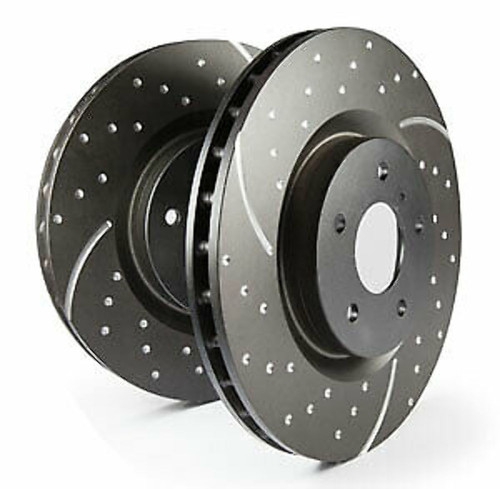 EBC GD Sport Dimple Drilled & Slotted Front Rotors for 10+ Buick Allure (Canada)