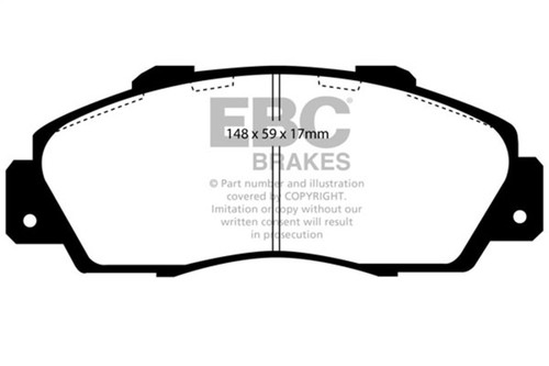 EBC Ultimax 2 Front Brake Pads for 1997 Acura CL 3.0 - UD503