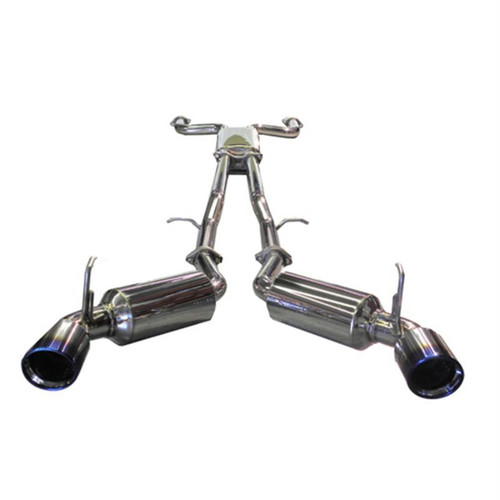 Injen Resonated Catback Exhaust w/ Burnt Tip for 03-08 Nissan 350Z - SES1987TT