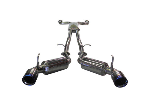 Injen Resonated Catback Exhaust w/ Burnt Tips for 09-13 Nissan 370Z - SES1989TT