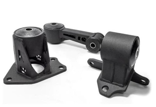 Innovative Black Steel Motor Mounts 75A Bushings for 09-13 Honda FIT