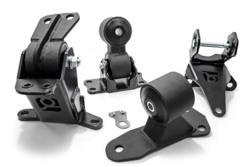 Innovative Black Steel Motor Mounts 85A Bushings for