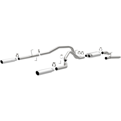 MagnaFlow Catback Exhaust for 09 F-150 EC-CC/SB dual split 16520