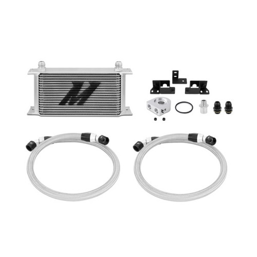 Mishimoto Oil Cooler Kit - Silver for 07-11 Jeep Wrangler JK