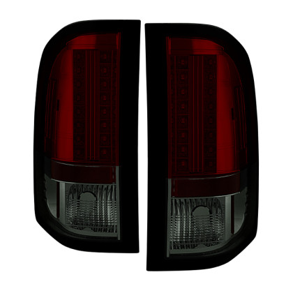 Spyder LED Tail Lights Red Smoke for 07-13 Chevy Silverado