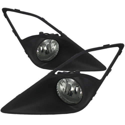 Spyder Smoked Fog Lights w/ OEM Switch & Panel for 12-16 Scion FR-S