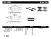 StopTech Street Performance Rear Brake Pads for 07-09 Mazdaspeed 3 - 309.10950