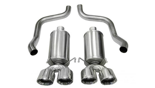 Corsa 2.5" Dual Rear Xtreme Axleback Exhaust for 09-13 Corvette C6 6.2L