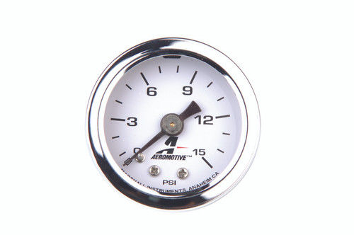 Aeromotive 0-15 psi Fuel Pressure Gauge - 15632