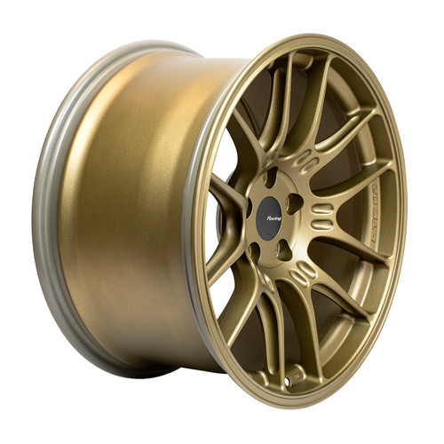 Enkei GTC02 18x10 5x112 32mm Titanium Gold Wheel - 534-810-4432GG