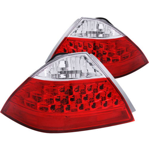 ANZO TAIL LIGHTS RED/CLEAR for 06-07 HONDA ACCORD Sedan - 221143