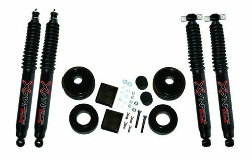Skyjacker 2" Lift Kit with Black MAX Shocks for Wrangler JK - JK20-B