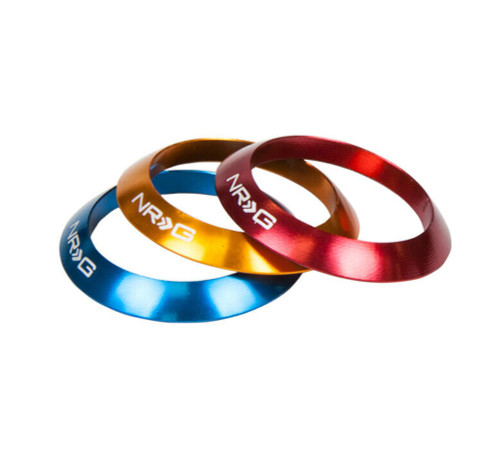 NRG Black Shift Knob w/ 4 Interchangeable Rings - SK-016BK