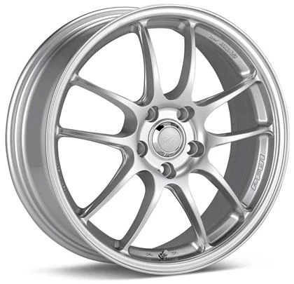 Enkei PF01A 18x8 5x114.3 Bolt Pattern 40mm Offset 75 Bore Dia Silver Wheel
