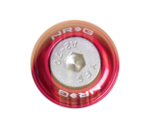 NRG Fender Washer Kit, Set of 10, Red, Rivets for Metal - FW-110RD