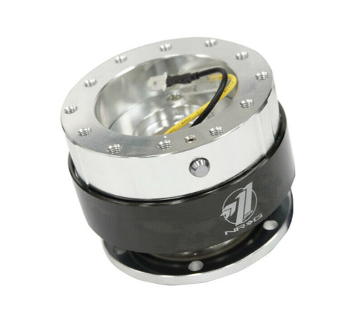NRG Quick Release Kit Silver Body / Black Chrome Ring Gen 1.0