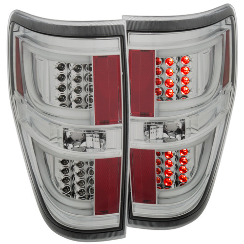 ANZO L.E.D Tail Light G2 ALL CHROME for 09-14 Ford F150 - 311259