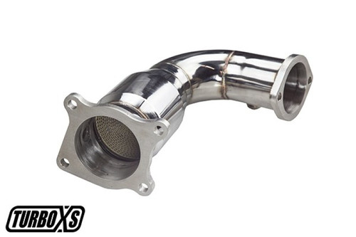 TurboXS Front Pipe w/ CATALYTIC CONVERTER for 15-17 Subaru WRX