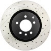 StopTech Slotted & Drilled Sport Front Brake Rotors for 14-16 Land Rover LR4