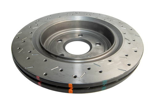 DBA 4000 Series Drilled/Slotted Rear Brake Rotors for 2009 Corvette ZR1