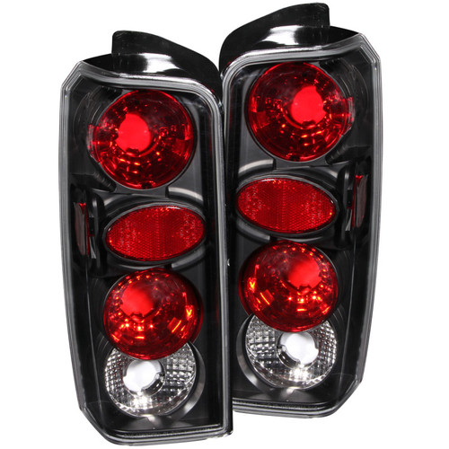 ANZO TAIL LIGHTS BLACK for 97-01 JEEP CHEROKEE - 211103