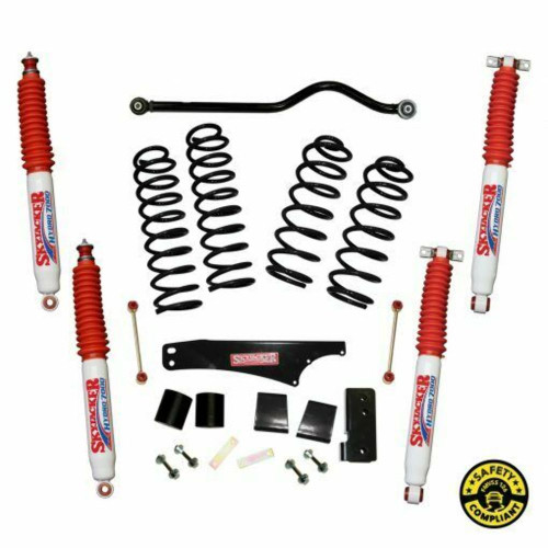 Skyjacker 4" Softride Coil Spring Lift Kit with Hydro Shocks for Wrangler JK 4dr