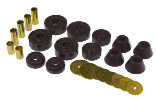 Prothane Body Mount Kit - Black for 67-72 Chevy C10