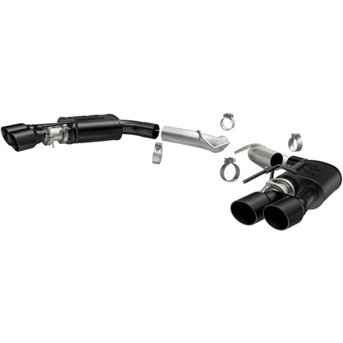 MagnaFlow Competition Axle-Back Exhaust w/ Black Tips for 18+ Ford Mustang 5.0L
