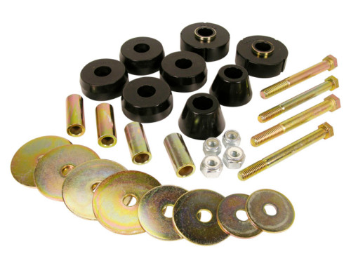 Prothane Body Mount - Black for 63-66 Chevy C10 1/2Ton 2wd PU