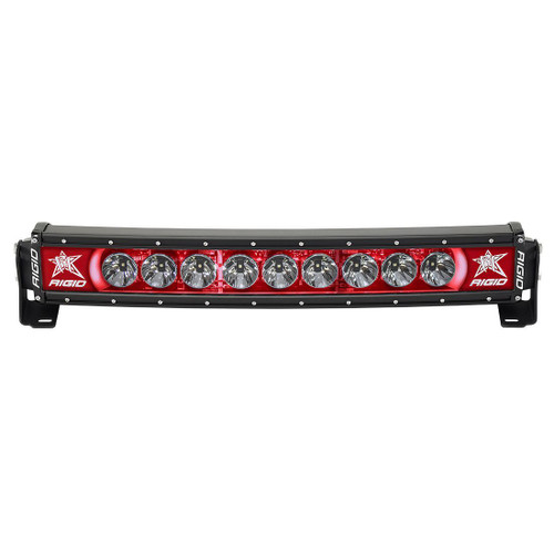Rigid Industries Radiance Plus Curved 20" Red Backlight Light Bar