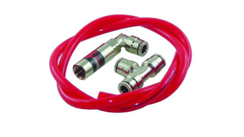 Snow Performance Stg 1 Boost Cooler TD Water Injection Kit - Red High Temp Nylon