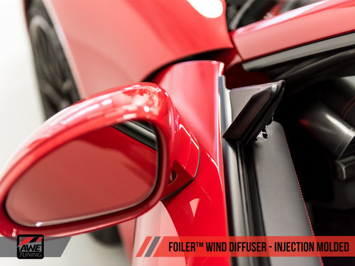 AWE Foiler Wind Diffuser - Injection Molded for 17+ Porsche 718 / 13+ 911